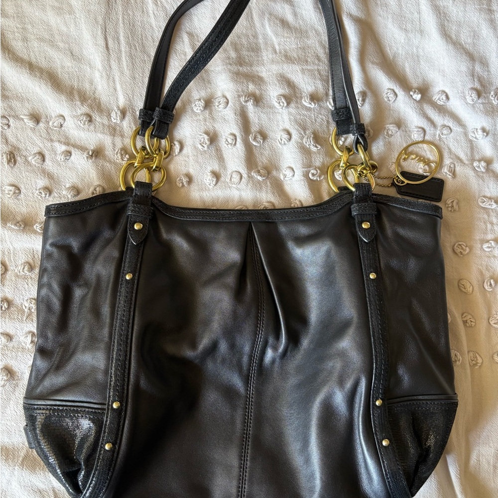 Coach large Alexandra Python Chain Shoulder bag